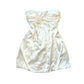 White Silk Dress Fashion Aftermath